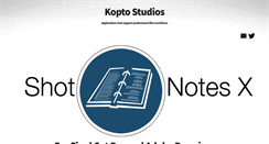 Desktop Screenshot of koptostudios.com